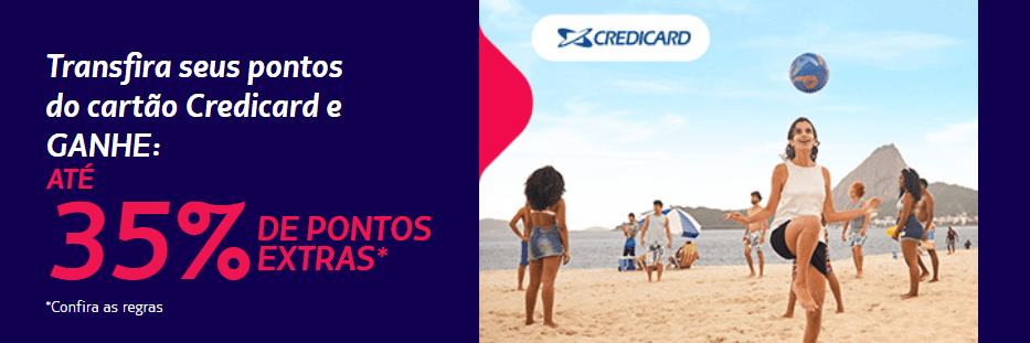 até 35% de bônus Latam Pass com o Credicard
