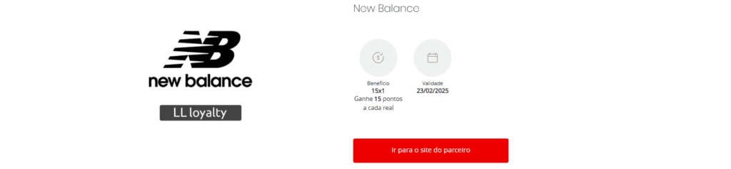 Ganhe até 15 pontos Esfera com a New Balance