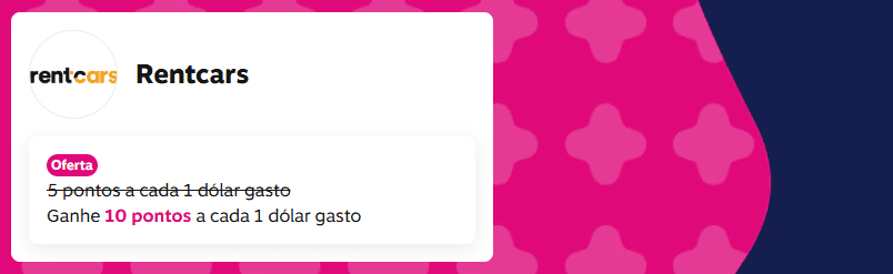 Ganhe 10 pontos Livelo com a Rentcars