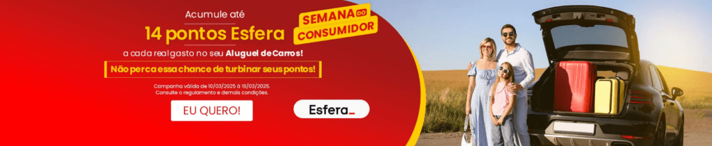 Ganhe até 14 pontos Esfera com a Decolar