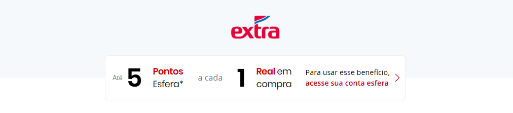 até 5 pontos Esfera com o Extra