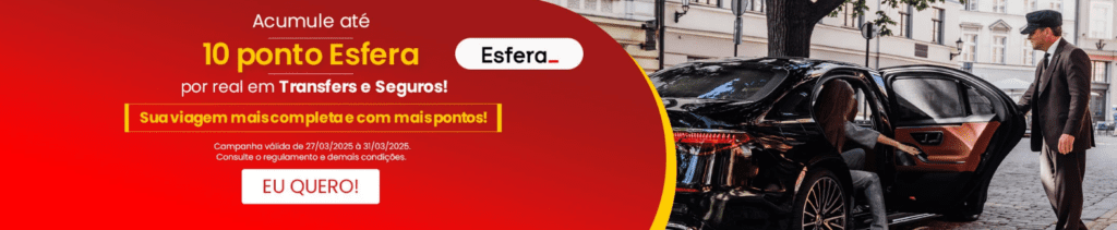 Ganhe até 10 pontos Esfera com a Decolar