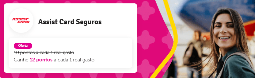 Ganhe 12 pontos Livelo com a Assist Card