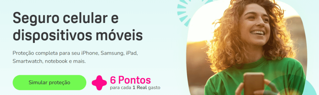 Ganhe 6 pontos Livelo com a Ciclic Seguro Celular