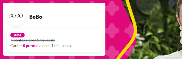 Ganhe 6 pontos Livelo com a Bo.Bô