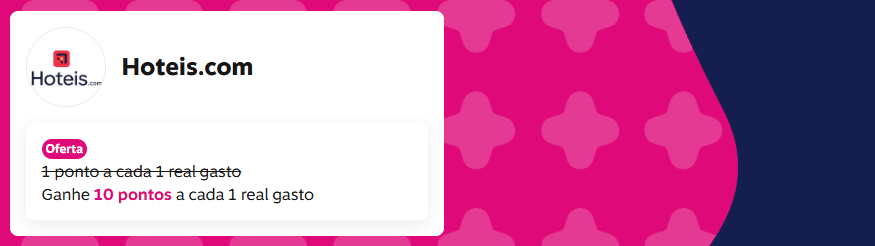 Ganhe 10 pontos Livelo com a Hoteis.com