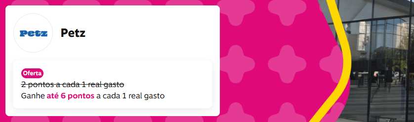Ganhe até 6 pontos Livelo com a Petz