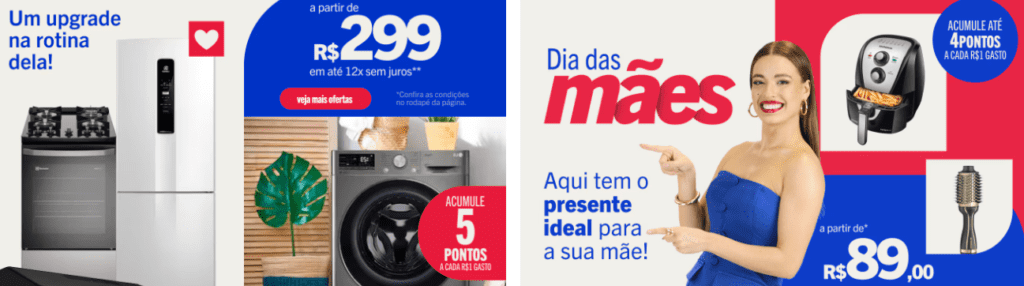Ganhe até 5 pontos Livelo com a Casas Bahia