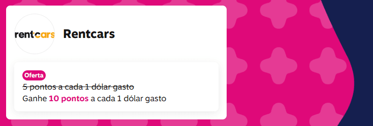 Ganhe 10 pontos Livelo com a Rentcars