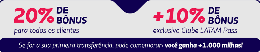 Ganhe até 30% de bônus Latam Pass com Sicredi