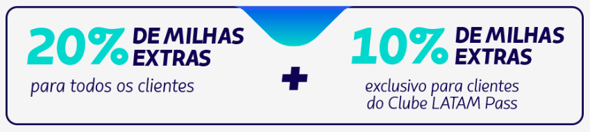 Ganhe até 30% de bônus Latam Pass com a Itaú