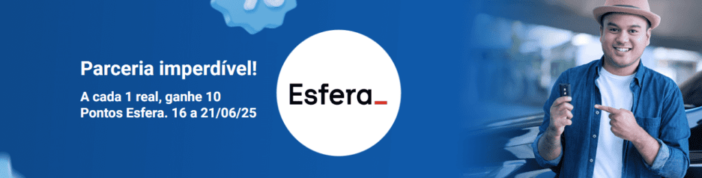 Ganhe até 10 pontos Esfera com a Unidas
