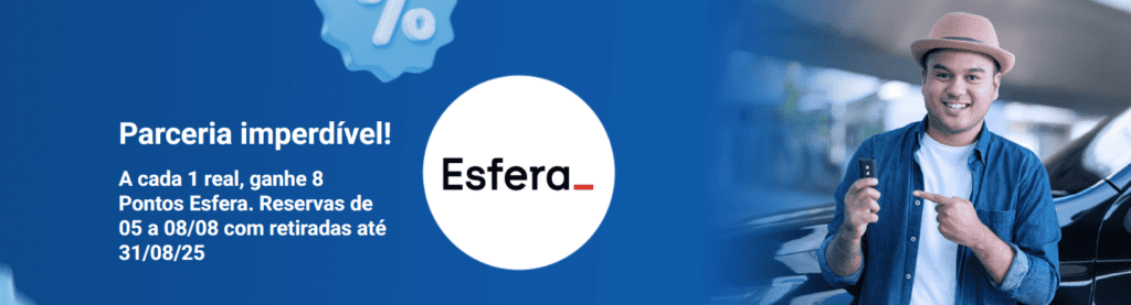 Ganhe até 8 pontos Esfera com a Unidas